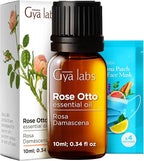 Gya Labs Rose Otto Essential Oil - 0.34 Fl Oz - for Hair, Skin, Diffuser, Aromatherapy & DIY Candle Making Scent