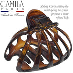 Camila Paris CP3631 Octopus French Hair Clips for Women Thick Hair, Large Hair Clips for Thick Hair for Curly Wavy Long Hair, Strong No-Slip Grip Hair Claw Clip for Women Made in France