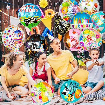 150 Pcs Happy Birthday Mylar Balloons - Image 5