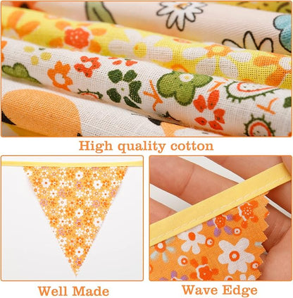 G2PLUS Triangle Bunting Banner Garland, 42 Pennant Flags - Image 4