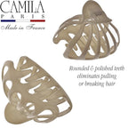 Camila Paris CP3537 French Octopus Hair Clip, Large Hair Clips for Thick Hair, Big Hair Claw Clip for Long Hair, Durable Girls Hair Clips for Women for Wavy Hair, Strong No-Slip Grip. Made in France