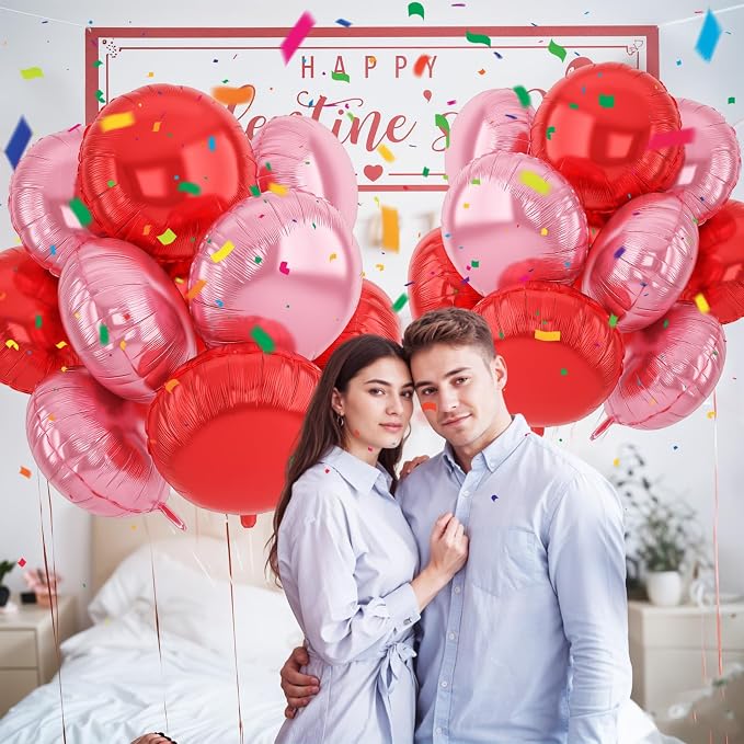 20PCS 18 Inch Round Foil Balloon, Giant Round Foil Aluminum Balloon - Image 6