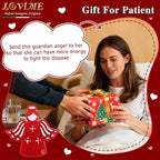 "Worry Angle" Anxiety Relief Gifts for Women Girls, Premium Acetate French Hair Barrette Clip, Cute Unique Birthday Inspirational Gifts, Selfcare Christmas Wishing Well Gifts With Gift Box
