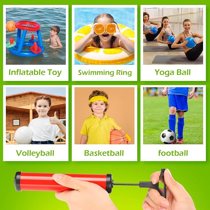 12 Sets Ball Pump Air Pumps Portable Hand Air Ball Pump Inflatables Air Ball - Image 7