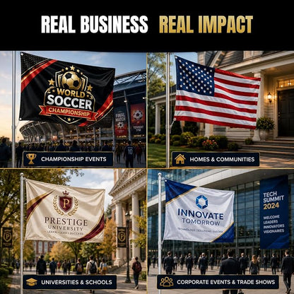 Custom Flag by BCB Print; Personalized Outdoor Flag - Image 6