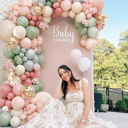 Pastel Balloon Arch Kit for Pastel Wildflower Party Decorations | Double - Image 2