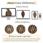 SEGO Hair Toppers for Women Real Human Hair With Bangs, 7 * 13CM Silk Base 100% Remy Human Hair Clip in Top Wiglet Hairpieces Add Volume -12 Inch Medium Brown&Dark Blonde