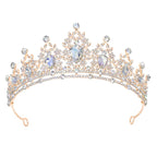 Princess Tiara and Crown for Women Wedding Tiaras for Bridal Tiaras and Crystal Crowns Rhinestone Headband Metal Hair Accessories for Costume Birthday Party Prom