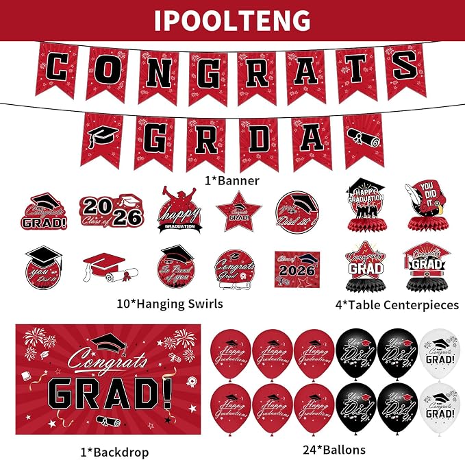 Graduation Decorations 2026 Set - Image 3