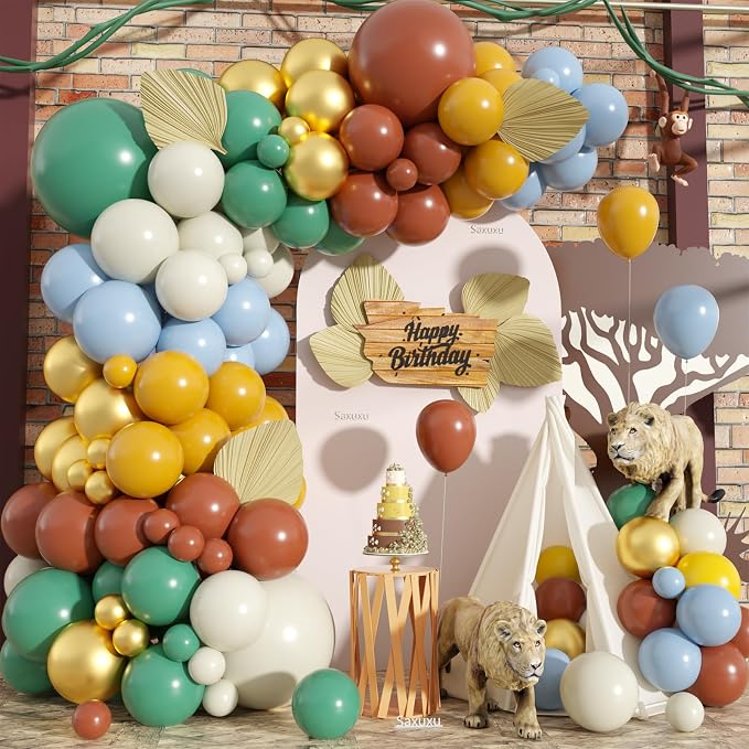Jungle Balloons Garland Arch Kit by Saxuxu