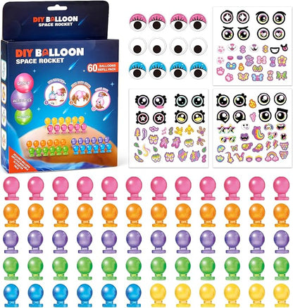 nicknack 162Pcs Magic Sticky Balloon Refill Kit DIY Crafts by nicknack