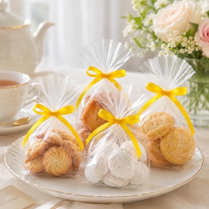 30Yards 3/8In Yellow Thin Ribbon - Image 9