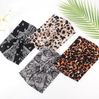 DRESHOW 4 Pack Turban Headbands for Women Wide Vintage Head Wraps Knotted Cute Hair Band Accessories