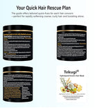 Natural Hydrolyzed Keratin Hair Mask - Repair & Moisture Treatment for Color Treated, Bleached, Heat Damaged & Dry Hair - Nourishes Fine, Damaged & Curly Types - Silicone-Free(16.9Fl Oz)