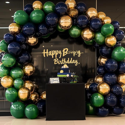 RUBFAC 135pcs Dark Green Balloons Different Sizes 18 12 10 5 Inch - Image 6