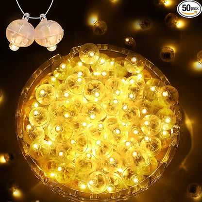 50PCs Mini Led Lights, Flash Led Balloons Light by ZGWJ