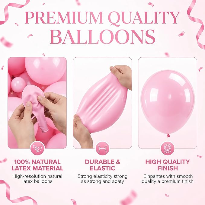 Metallic Pink Balloon Column Stand Kit - Image 6
