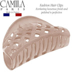 Camila Paris CP3205 French Hair Clip for Women for Thick Volume Hair, no Pulling or Damage, 2.75 in Girls Hair Claw Clips Jaw Fashion Durable and Styling Hair Accessories for Women, Made in France