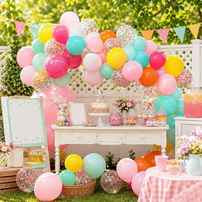 Rainbow Balloons, for Girls Birthday Baby Shower Rainbow Wedding and Summer - Image 8