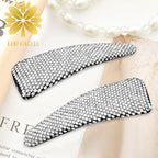 2PCS Rhinestone Hair Clips,Snap Hair Accessories,Decorative Hair Clips,Rhinestone Barrettes For Women Girls(SET17)