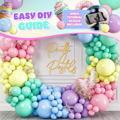 ALL-IN-1 Pastel Balloon Arch Kit - Image 6
