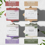 Natural Amor Handmade Soap Bar Set (4 Pack), Cold Process, Natural Ingredients Gift Box for Women, Moisturizing Body & Face Bars, Spa Self Care Gift