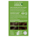 Clairol Natural Instincts Demi-Permanent Hair Dye, 4G Dark Golden Brown Hair Color, Pack of 3