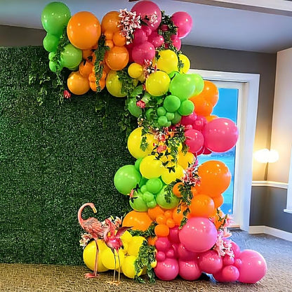 Tropical Balloons Arch Kit, Hawaiian Party Balloons | Hot Pink Orange Teal - Image 6