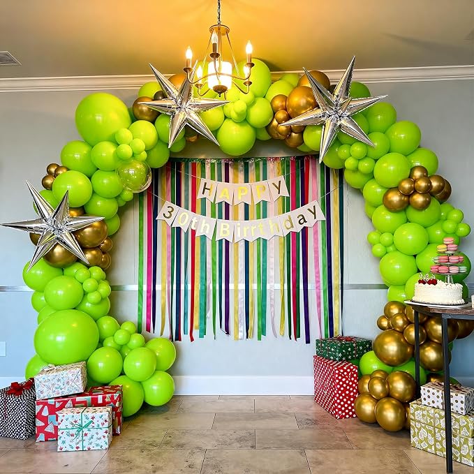 104pcs Lime Green Balloon Garland Arch Kit Different Sizes 18/12/10/5 Inch | - Image 4