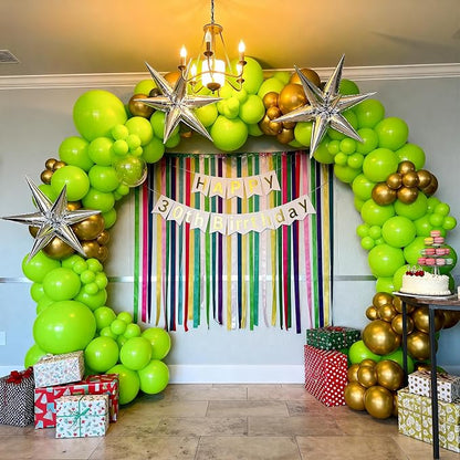 104pcs Lime Green Balloon Garland Arch Kit Different Sizes 18/12/10/5 Inch | - Image 4