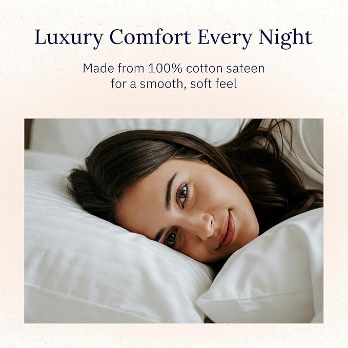 California Design Den Luxuriously Soft Premium 600 Thread Count, 100% Cotton Set of 2 Cases, Crisp King Size Pillow Cases 2Pc, Fits King Pillows (Cool Taupe)