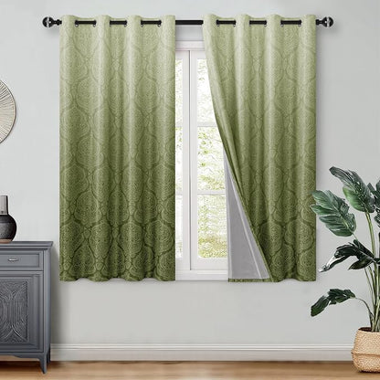 DWCN 100% Blackout Curtains for Bedroom by DWCN