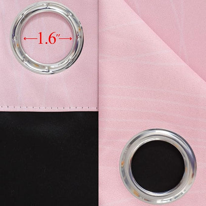 Ombre Grey and Pink Blackout Curtains 72 Inch Length 2 Panels, Full Room - Image 7