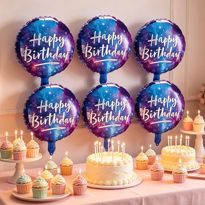 Happy Birthday Foil Balloon Set - Image 2