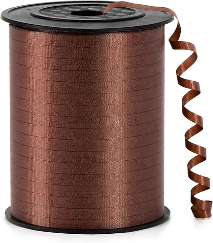 BEISHIDA 500 Yards Matte Coffee Curling Crimped Ribbon Balloon String Ribbons by Beishida