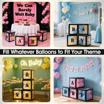 Ledido Baby Boxes with Letters for Baby Shower Decorations - Image 3