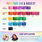 Punky Plum Semi Permanent Hair Color - Vegan & Cruelty-Free Conditioning Hair Dye, Lasts Up to 35 Washes, 3.5 fl oz