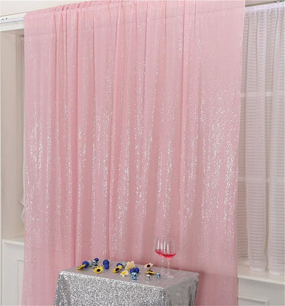 Eternal Beauty Pink 3mm Sequin Backdrop 7x7 Ft - Image 4