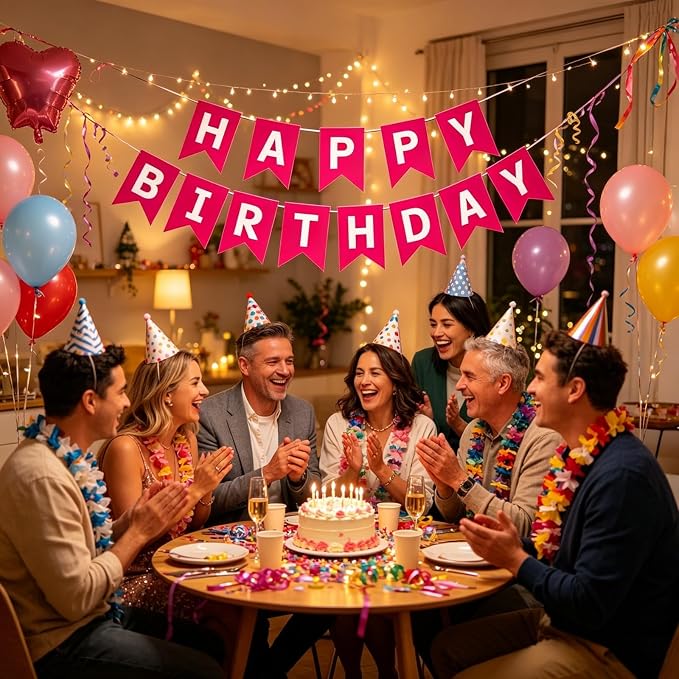 Happy Birthday Banner Birthday Party Supplies - Image 5