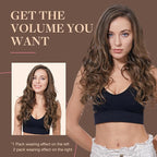 GOO GOO Clip in Hair Extensions Real Human Hair, Remy Human Hair Extensions Clip ins for Women, Natural Human Hair, 24inch 120g 7Pcs, 4A Chocolate Brown
