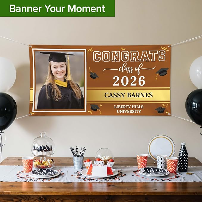 Graduation Banner, Custom Class of 2026 - Image 2