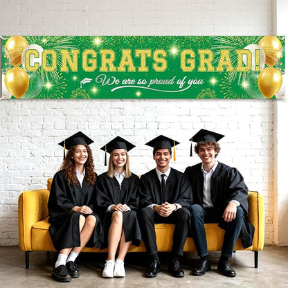 Class of 2026 Graduation Banner, Congrats Grad Yard Sign Outdoor Decoration - Image 7