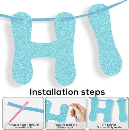 116PCS DIY Banner Customizable Birthday Banners Graduation Banner Custom Party - Image 3