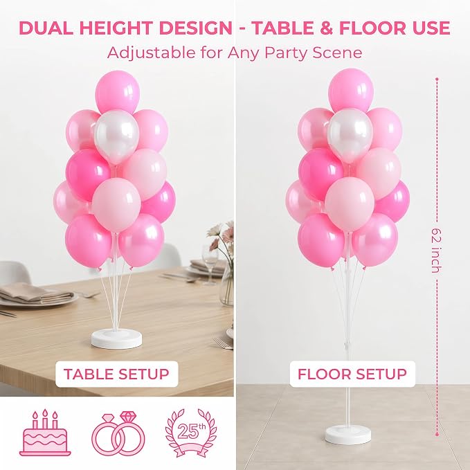 Mix PinkBalloon Column Stand Kit Set of 2 - Image 4