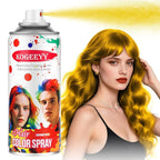 Christmas Gold Blonde Yellow Hair Spray Temporary Hair Color Spray for Kids Women Men, Washable Temporary Blonde Gold Hair Dye Paint Wax for Halloween Cosplay Festival Party Costume Makeup DIY,4.06 oz