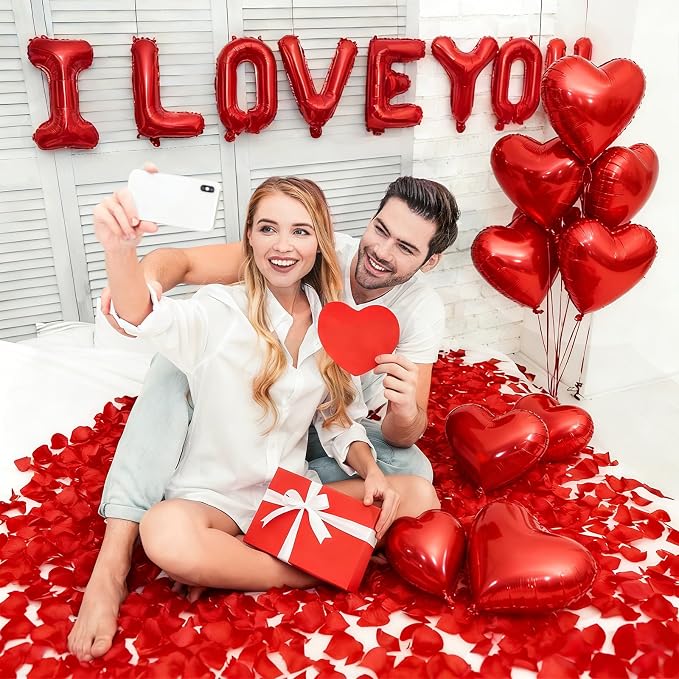 I Love You Balloons and Heart Balloons - Image 6