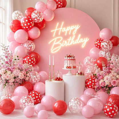 Strawberry Theme Balloons - Image 3