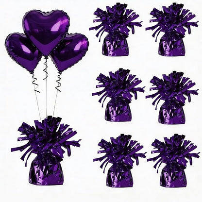 Balloon Weights Dark Purple 6Pcs | Perfect - Image 3