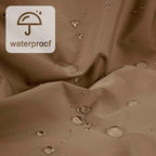 Reusable Shower Cap for Women, Large Waterproof Shower Bonnet Washable Elastic Band Bath Accessories Hair Hat for Long Hair, Braids(Brown)