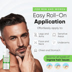 ESTETIST Razor Bump Solution Roll-On for Sensitive Skin, Ingrown Hair & Razor Burn Care Serum with Aloe Vera & Tea Tree, Soothing After Shave Skin Care for Bikini Area, Face, Neck & Legs